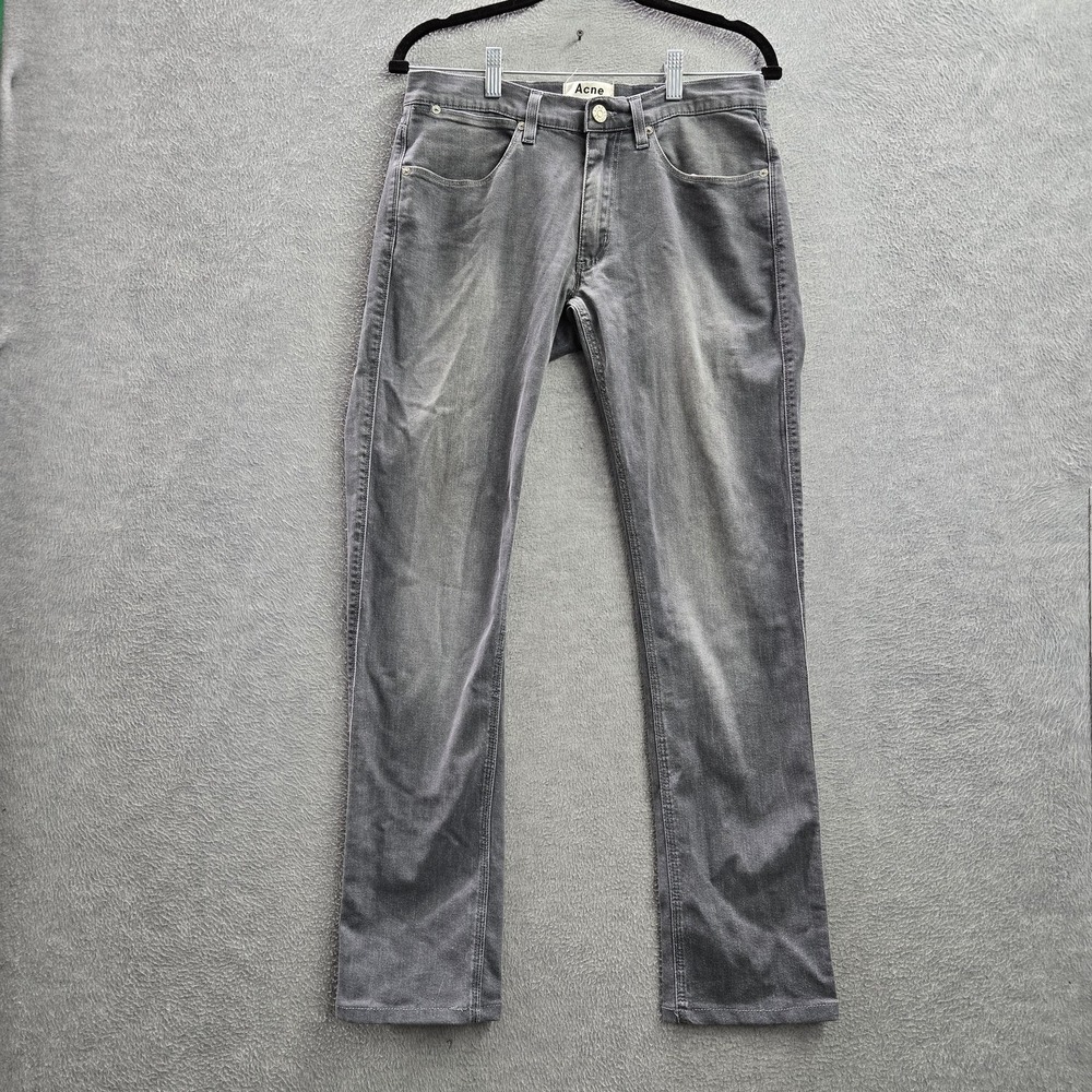 Acne Studios Men Jeans 31/34 Gray Denim MAX MELROSE 29" Inseam